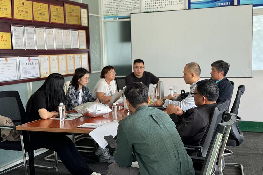 Inspección de fábrica de clientes de Myanmar